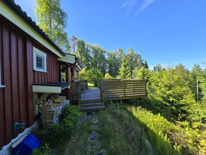 Blick auf die Terrasse 