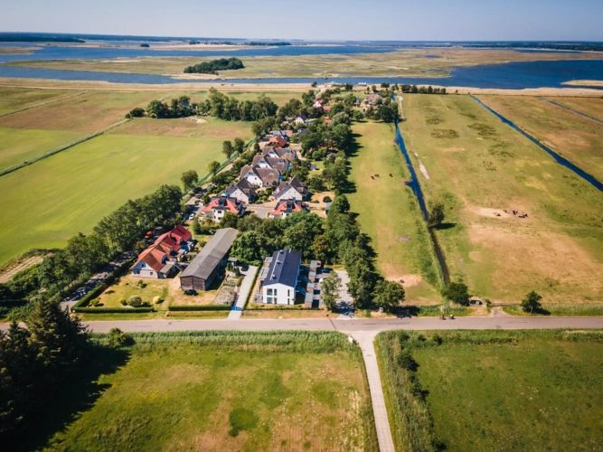 Blick auf den Bodden