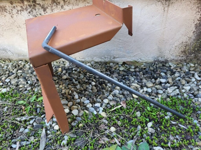 Edelrost Böschungstritte, Hangtritte
