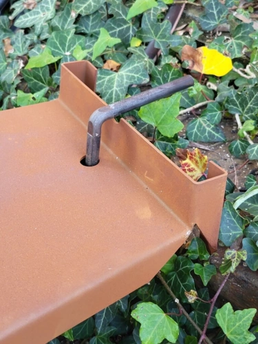Edelrost Böschungstritte, Hangtritte