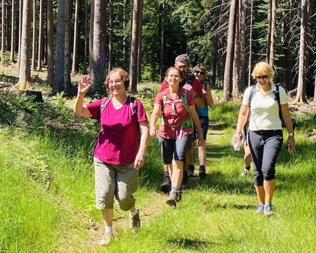 Fastenwandern in der Gruppe