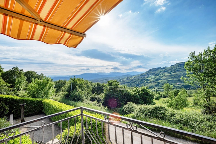 Ausblick vom Balkon
