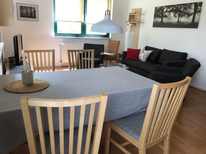 Beispielhafte Wohnung (hier: FeWo-Einrichtung)