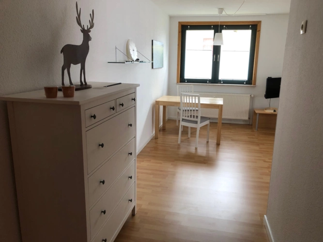 Beispielhafte Wohnung (hier: FeWo-Einrichtung)